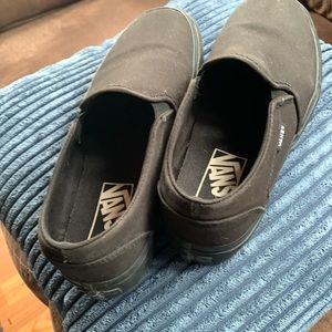 Black slip on Vans